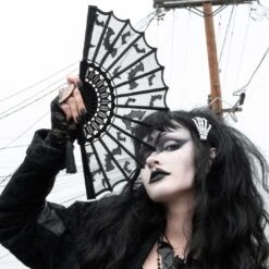 Bat Lace Hand Fan -Kreepsville Shop HWFBL 5 d4000f8d 0138 4143 bf5b 06e5accd63f9