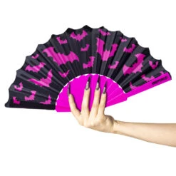 Bat Scallop Fan Pink -Kreepsville Shop HWFBP 3