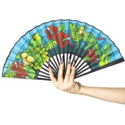 Creature Tiki Fabric Fan -Kreepsville Shop HWFCT 3