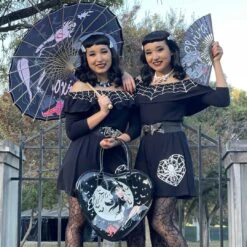 Elvira Bewitched Fabric Fan -Kreepsville Shop HWFEB 4