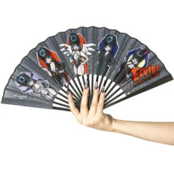 Elvira Comic Coffin Fabric Fan -Kreepsville Shop HWFECC 3