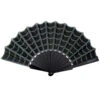 Spiderweb Scallop Fan Black -Kreepsville Shop HWFEWB