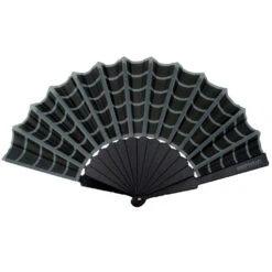 Spiderweb Scallop Fan Black
