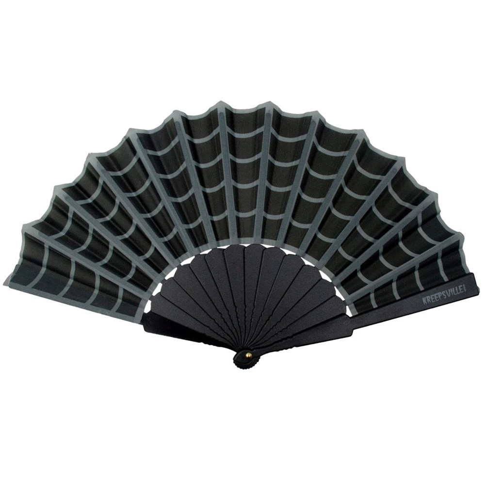 Spiderweb Scallop Fan Black 3 Spiderweb Scallop Fan Black