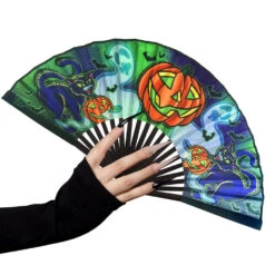 Graves Halloween Fabric Fan -Kreepsville Shop HWFGH 3 6067574e 3823 4ea3 91b5 e52ca5278a04