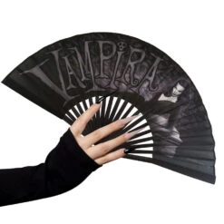 Vampira Coffin Fabric Fan -Kreepsville Shop HWFVC 3 b873cea8 44d8 479b 93f7 48048b655c61