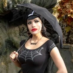 Bat Lace Parasol -Kreepsville Shop HWPBL 4