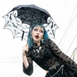 Bat Lace Parasol -Kreepsville Shop HWPBL 5 308b1105 422a 4c34 8bc4 6c72350786f8
