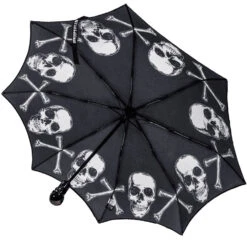 Skull Handle Anatomical Skull And Bones Umbrella 9 Skull Handle Anatomical Skull And Bones Umbrella -Kreepsville Shop HWSHUAB 3