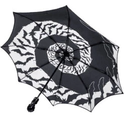 Skull Handle Bat Swirl Umbrella -Kreepsville Shop HWSHUBS 3 4c14fb48 5f2a 4e2f 858d f1396b053981