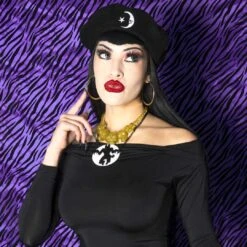 Howling At The Moon Acrylic Necklace -Kreepsville Shop JAHM 3