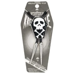 Coffin Skull Bones Bolo Western Tie -Kreepsville Shop JBTCS 5