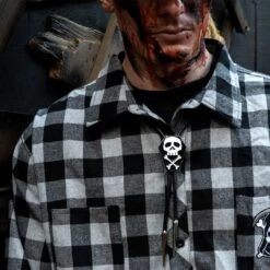Coffin Skull Bones Bolo Western Tie -Kreepsville Shop JBTCS 7