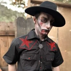 Kreepsville 666 Satanic Circle Bolo Western Tie -Kreepsville Shop JBTSS 7