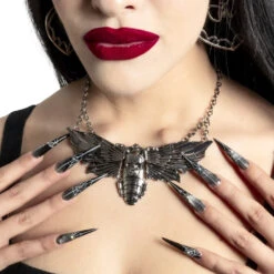 Death Moth Necklace -Kreepsville Shop JNCDM 3 d6499cb9 db09 49c9 b182 a431c6511fc3
