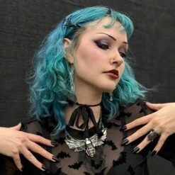 Death Moth Necklace -Kreepsville Shop JNCDM 5