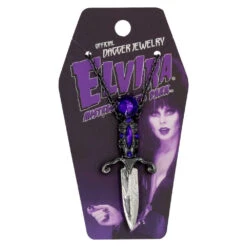 Elvira Dagger Necklace Purple -Kreepsville Shop JNEDP 3