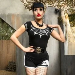 Skull Collection Necklace Black -Kreepsville Shop JNSCB 4