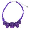Skull Collection Necklace Purple Glitter -Kreepsville Shop JNSCPRG