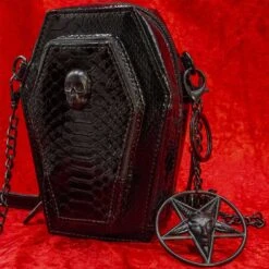 Baphomet Circle Charm Keychain -Kreepsville Shop KCCBB 3