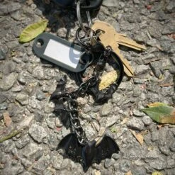 Flying Bats Charm Keychain -Kreepsville Shop KCCFB 4