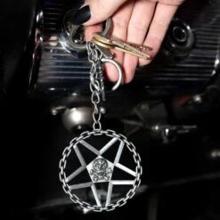 Elvira Macabre Mobile Wheel Keychain -Kreepsville Shop KCEMMW 3
