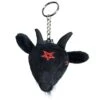 Kreepsville 666 Goathead Baphomet Plush Keychain -Kreepsville Shop KCGHP