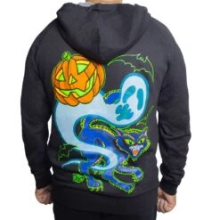 Graves Halloween Unisex Pullover Hoodie -Kreepsville Shop MHDGHA 3