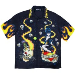 Elvira Tattoo Flames Sub Shirt