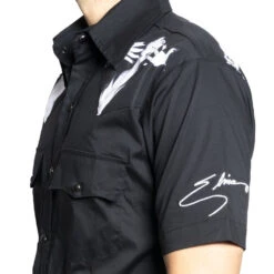 Elvira Classic Logo Western Shirt -Kreepsville Shop MSWECL 3