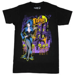 Elvira Haunted House T-Shirt