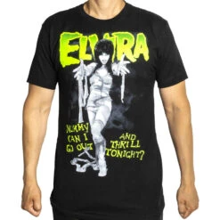 Elvira Mummy Thrill Tonight Mens T-Shirt -Kreepsville Shop MTEMT 2