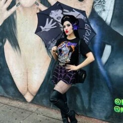 Elvira Wish You Were Here Mens T-Shirt 9 Elvira Wish You Were Here Mens T-Shirt -Kreepsville Shop MTEWH 4