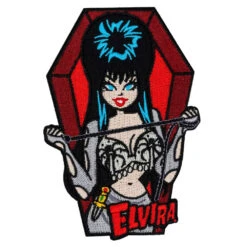 Elvira Coffin Spiders Patch