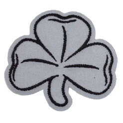 Silver Shamrock Patch