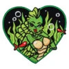 Creature Girl Heart Patch -Kreepsville Shop PVCGH 1