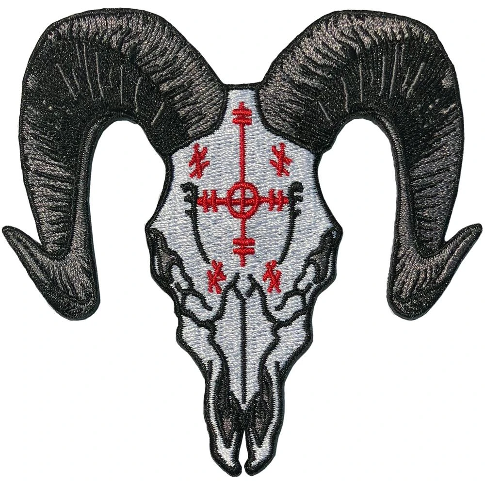 Voodoo Goat Skull Patch 3 Voodoo Goat Skull Patch