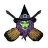 Witch Cross Brooms Patch -Kreepsville Shop PWCB