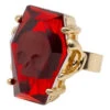 Elvira Coffin Jewel Red Ring