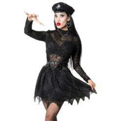 Spiderweb Mesh Tutu Skirt -Kreepsville Shop SKMSWT 3
