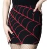 Spiderweb Mini Skirt Red -Kreepsville Shop SMSWR 9975356c 0571 4560 98c8 e6271da0f192