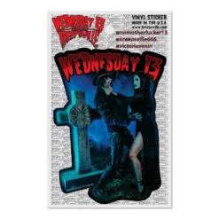 Wednesday 13 In Misery Sticker -Kreepsville Shop UUWSTM 2