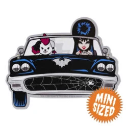 Elvira And Gonk Macabre Mobile Mini Vinyl Sticker