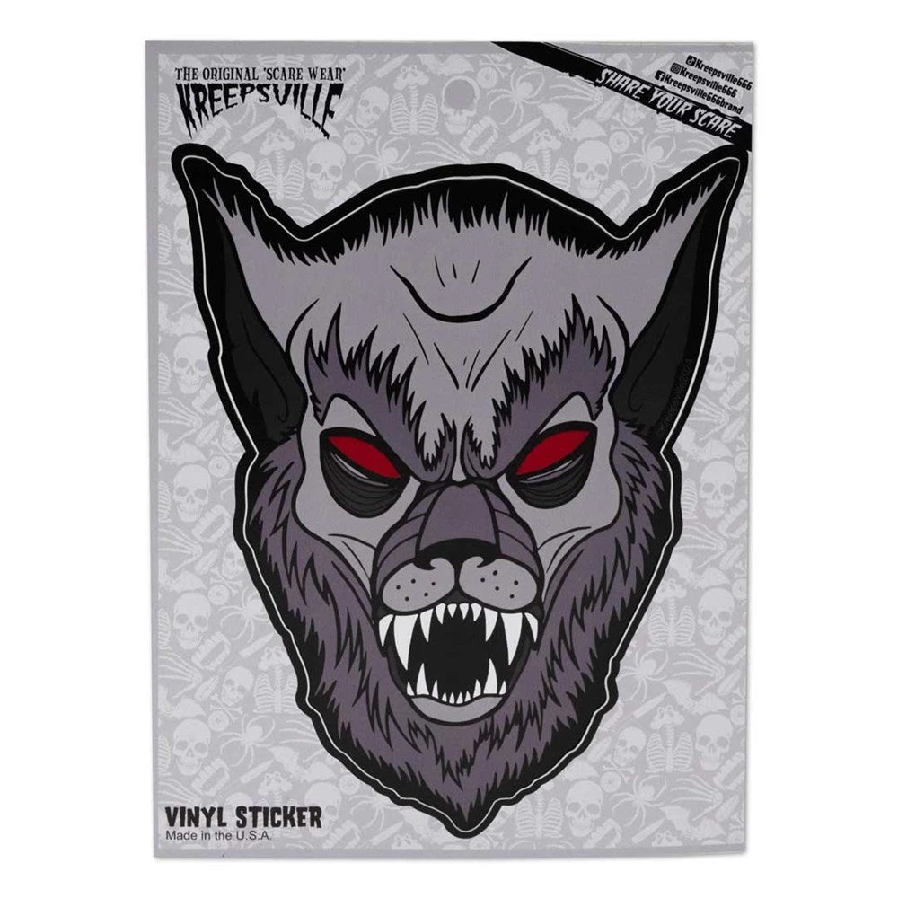Werewolf Graves Vinyl Sticker 4 Werewolf Graves Vinyl Sticker - Image 2